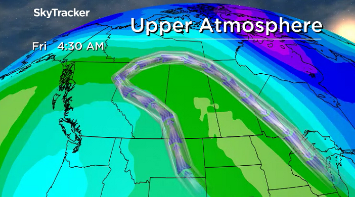 Upper ridge helps keep conditions mild for the rest of the week.