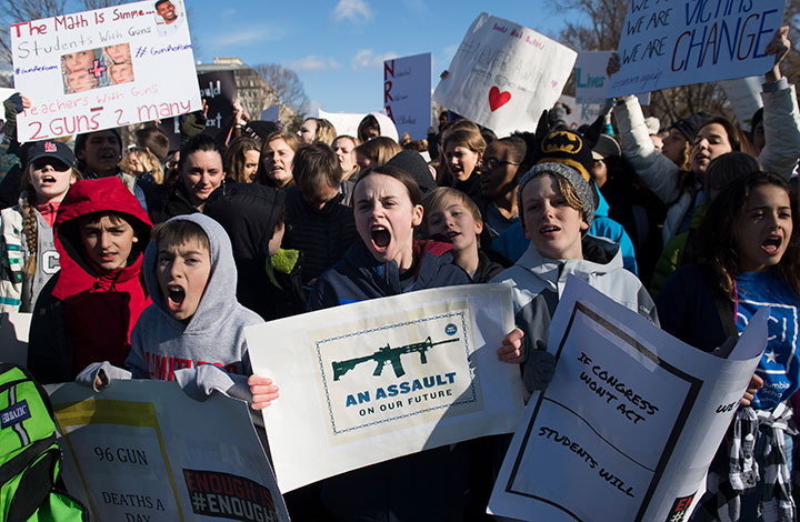 Thousands of students across the U.S. walked out of class on Wednesday to protest lax gun laws. Scott Thompson says politicians need to take notice: it won't be long before these kids can vote.