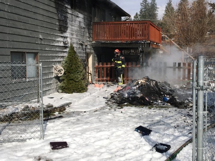 Woman arrested after West Kelowna house fire Okanagan Globalnews.ca