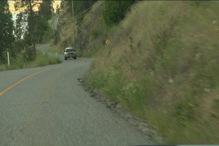 Westside Road challenges drivers with its narrow, winding sections.
