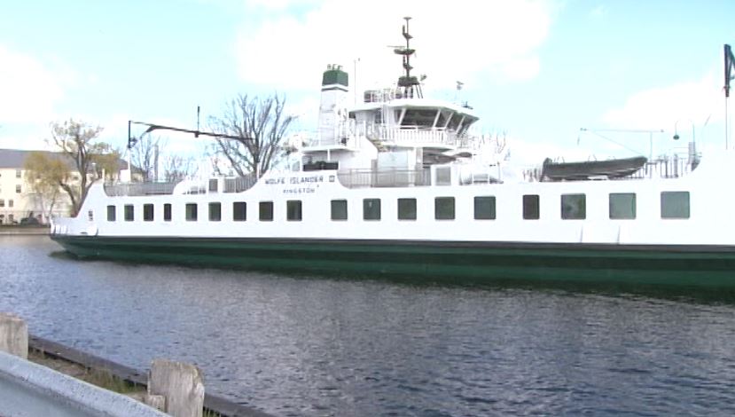 The Wolfe Island Ferry will start using the winter dock next week.