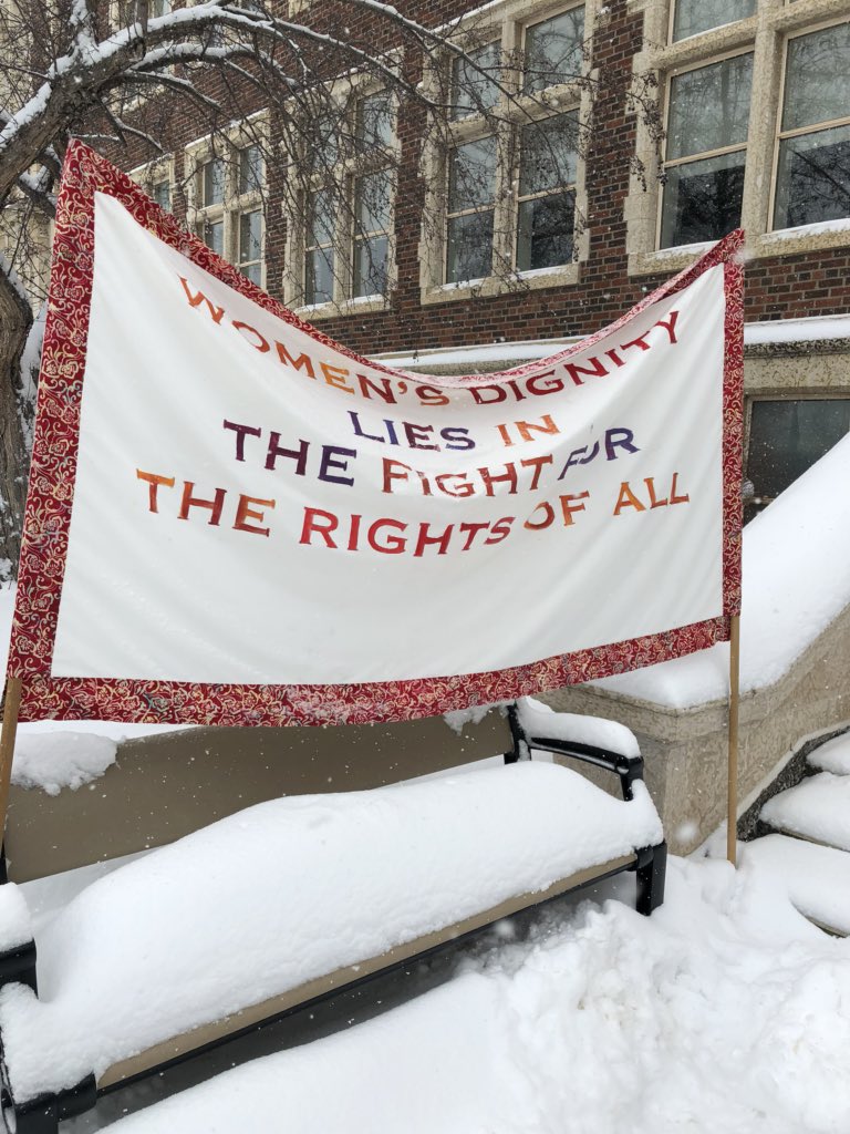 Women 4 Rights and Empowerment held a rally in Edmonton in support of women's rights on Saturday, March 3, 2018.