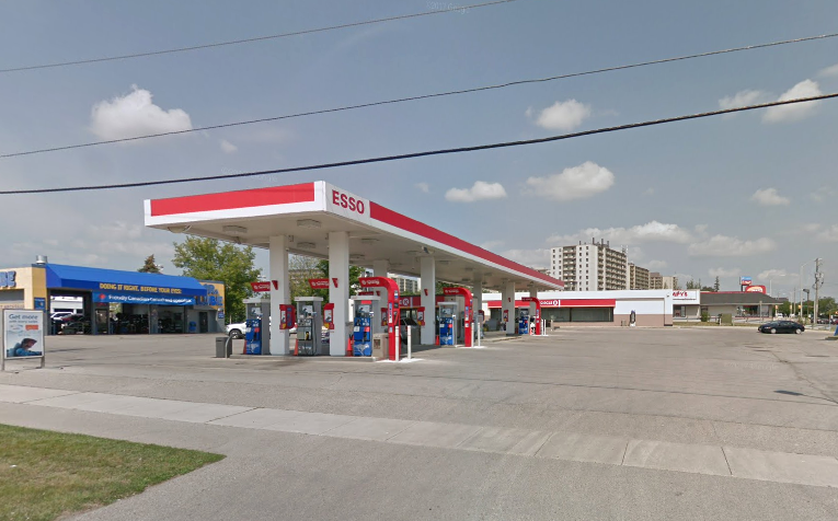 Officers were called to the Esso station at the northwest corner of Oxford Street and Wonderland Road around 2:30 p.m. Thursday for a reported theft.