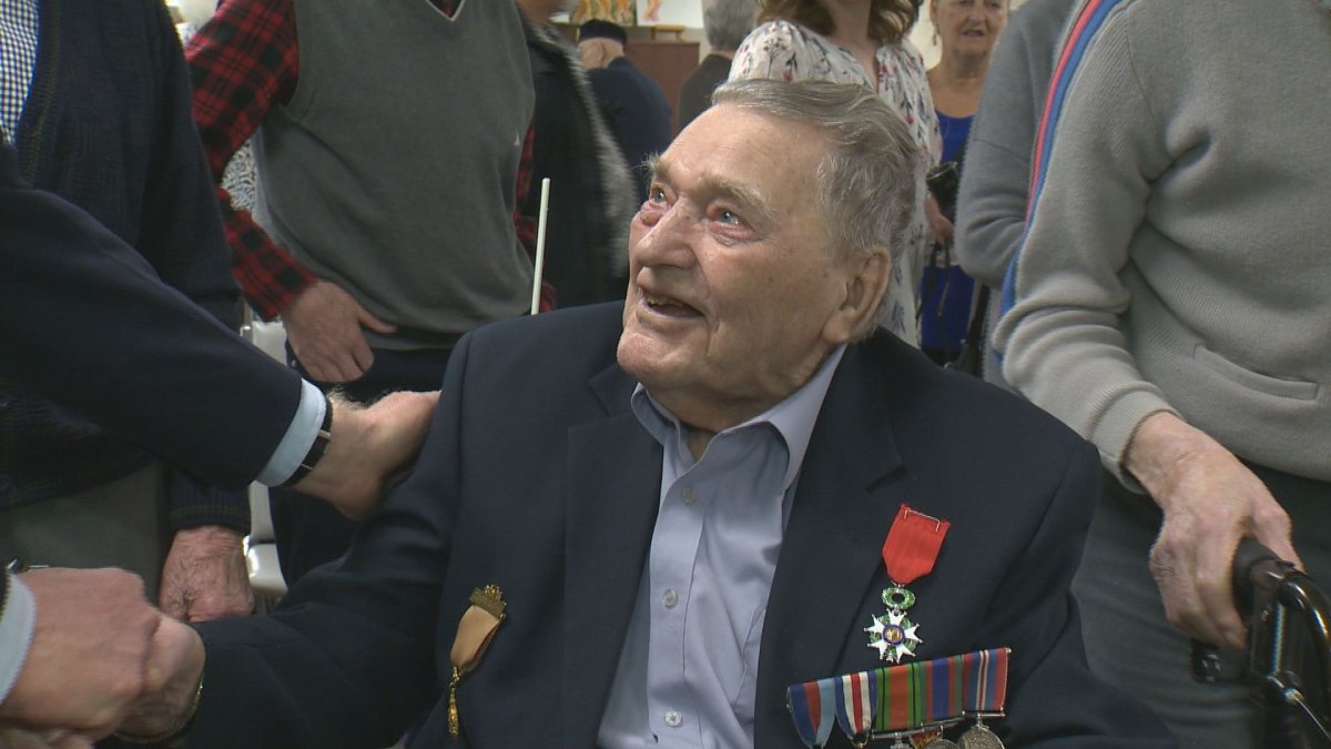 Herb Manweiler, the Knight of the Legion of Honour medal recipient .