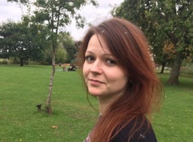 Yulia Skripal, seen in a photo from Facebook, is recovering after she and her father, a former Russian spy, were critically injured in a nerve agent attack.
