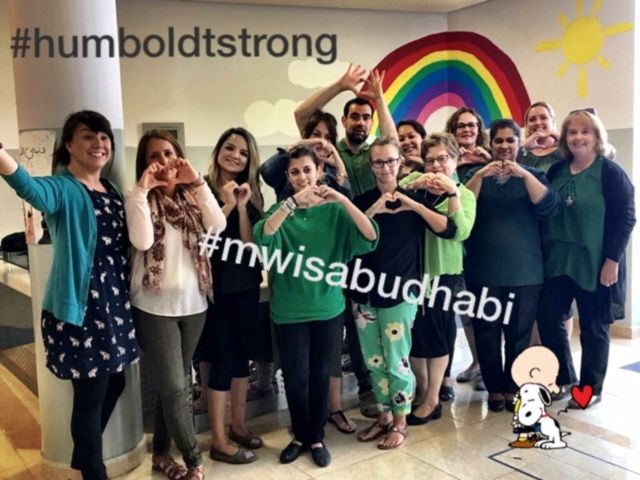 Alberta curriculum Maplewood School in Abu Dhabi sends thoughts and support to Humboldt.