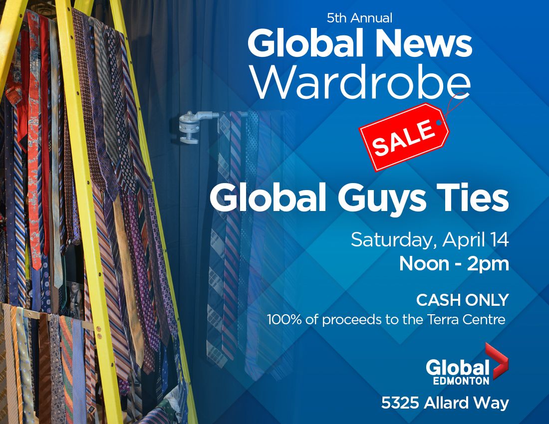 Global Edmonton wardrobe sale supports young parents through Terra