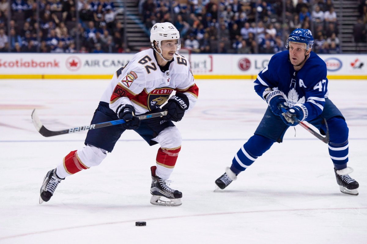 Leo Komarov out with lower-body injury, will miss game 3 against Bruins ...