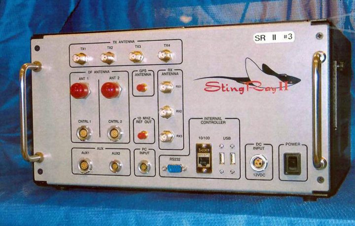 This undated file photo provided by the U.S. Patent and Trademark Office shows the StingRay II, a cellular site simulator used for surveillance purposes manufactured by Harris Corporation, of Melbourne, Fla. 
