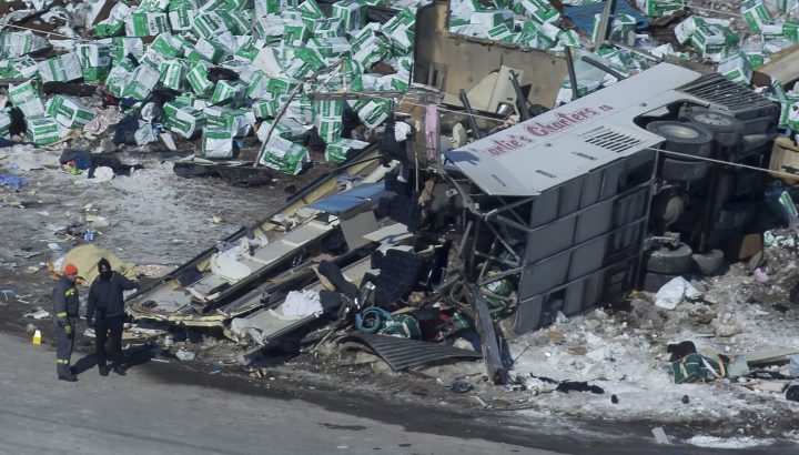 The Aftermath Of The Humboldt Broncos Bus Crash, A Junior Ice Hocky ...