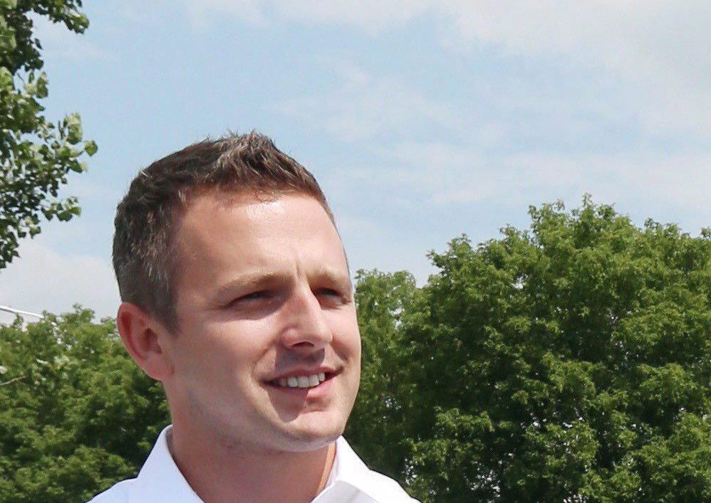 Francis Drouin looks on while attending the 70th annual Glengarry Highland Games in Maxville, Ont., Friday, August 4, 2017.