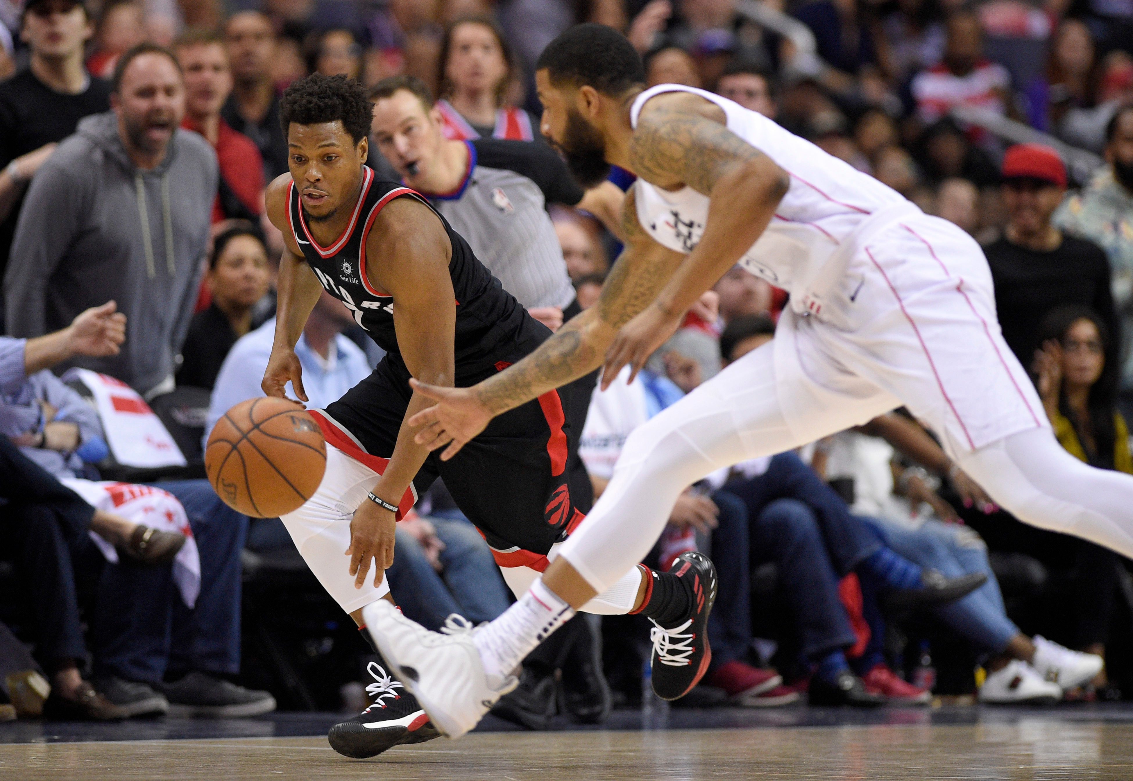 Serge Ibaka scores 23, Raptors win Game 1, beat Wizards 114-106