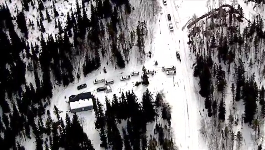 Footage from our Global1 helicopter shows multiple emergency crews on scene of what appears to be a residence on the Stoney Nakoda First Nation on April 4, 2018.