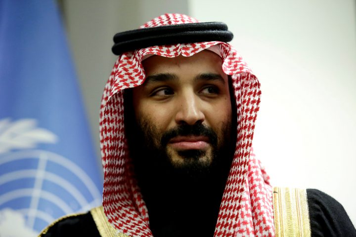Saudi Arabia's Crown Prince Mohammed bin Salman Al Saud on March 27, 2018.