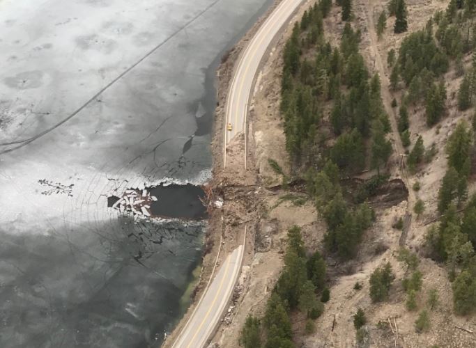 Landslide Caused Closure Of Highway 3A East Of Keremeos Will Be Lengthy ...