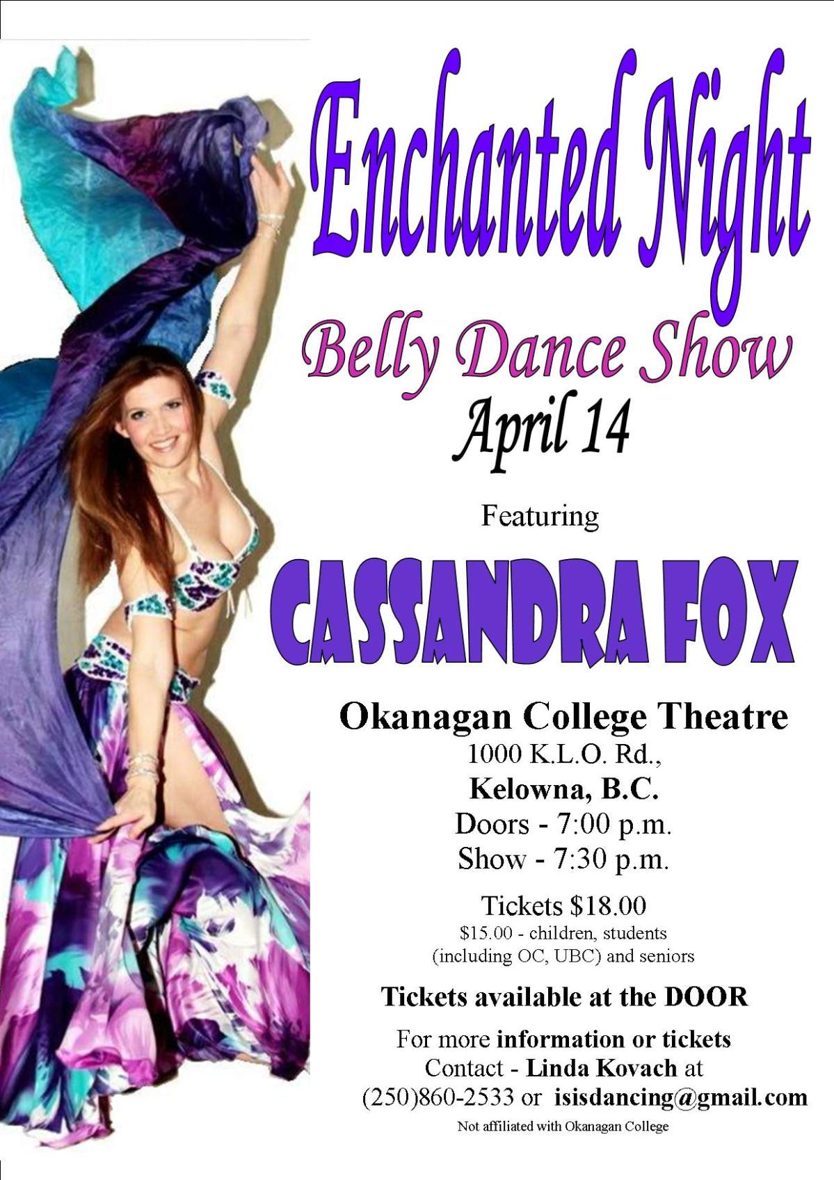 Enchanted Night BELLY DANCE Show - image