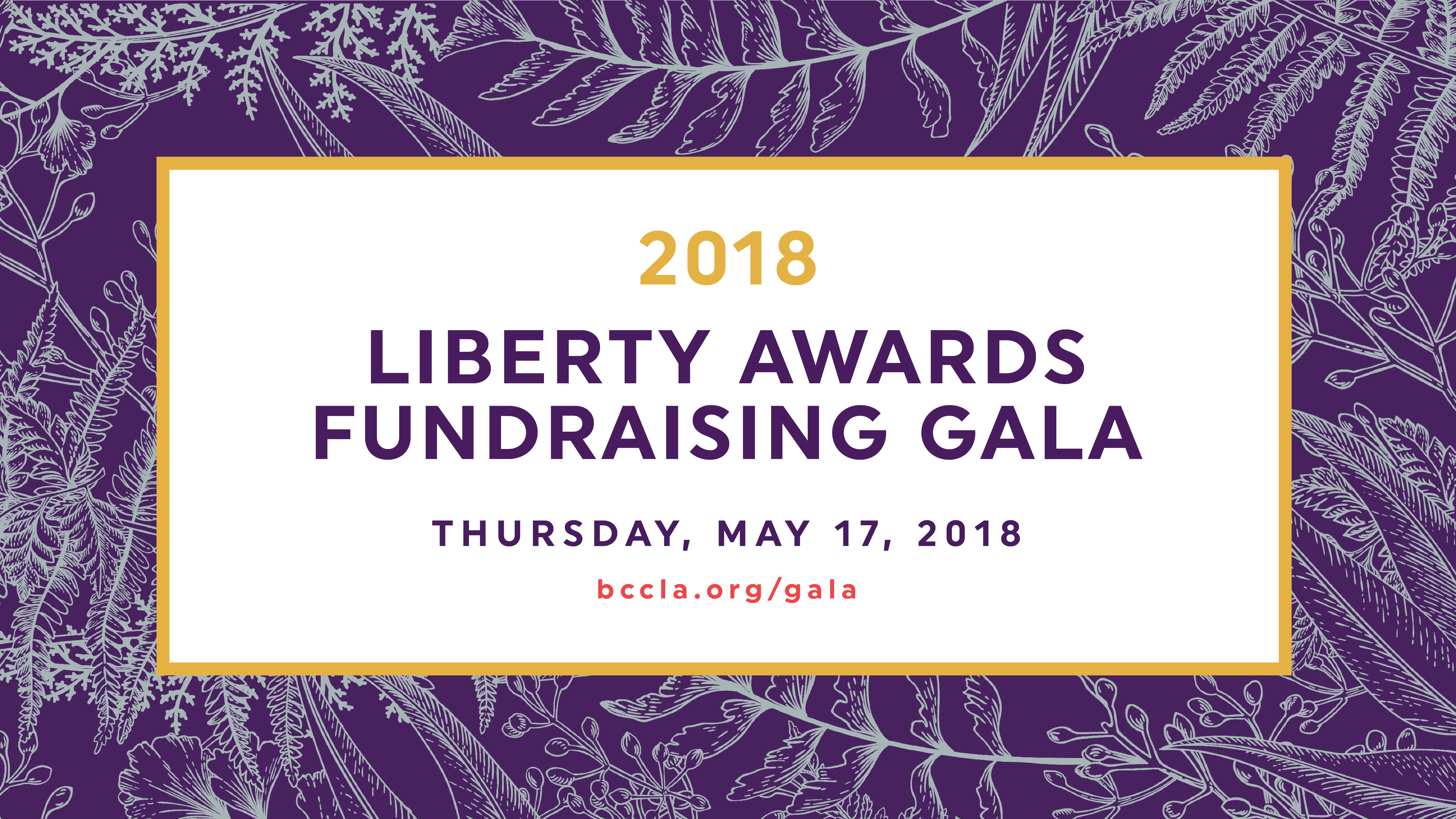 BC Civil Liberties Association Liberty Awards Gala 2018 - GlobalNews Events