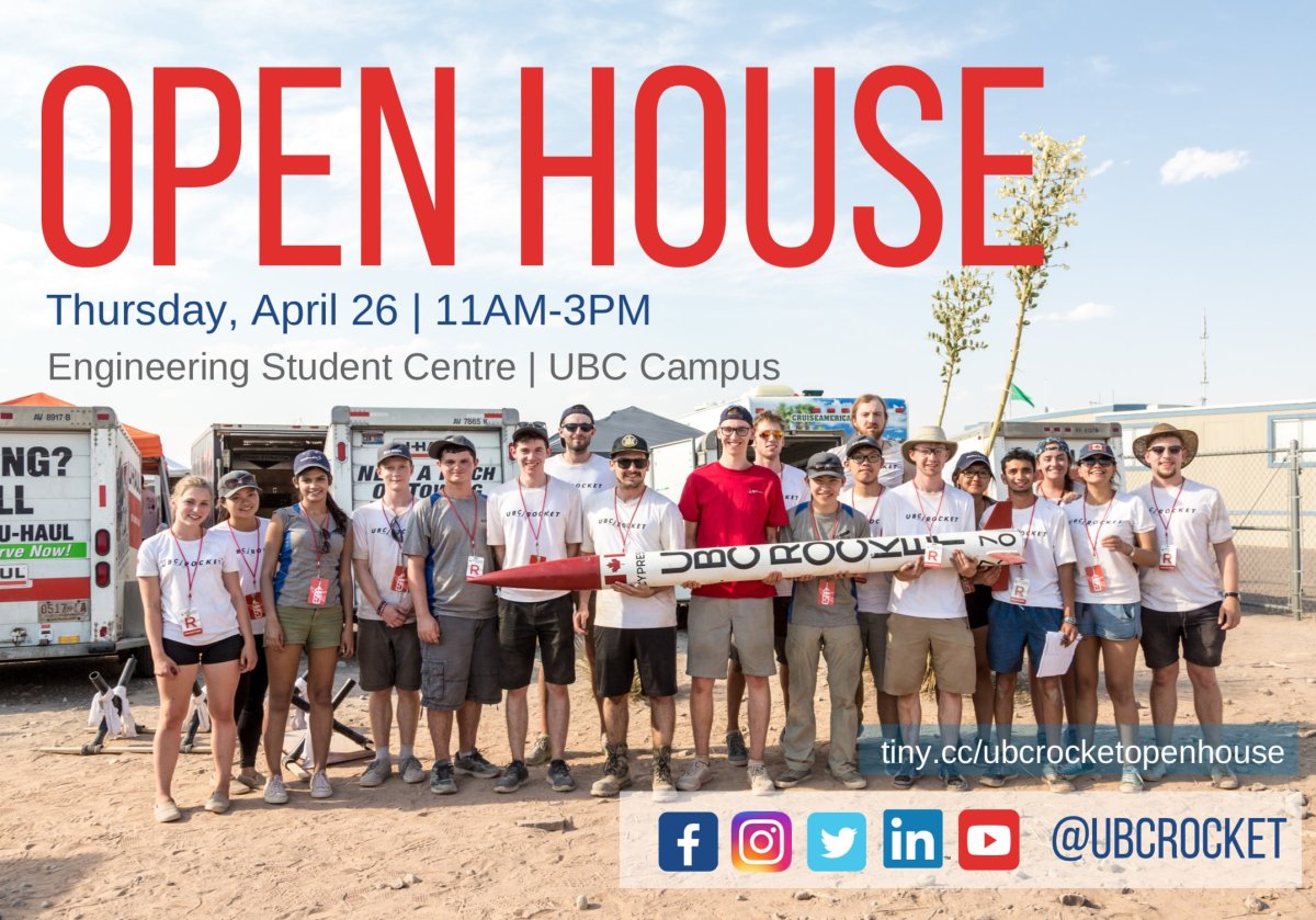 UBC Rocket – Open House - image