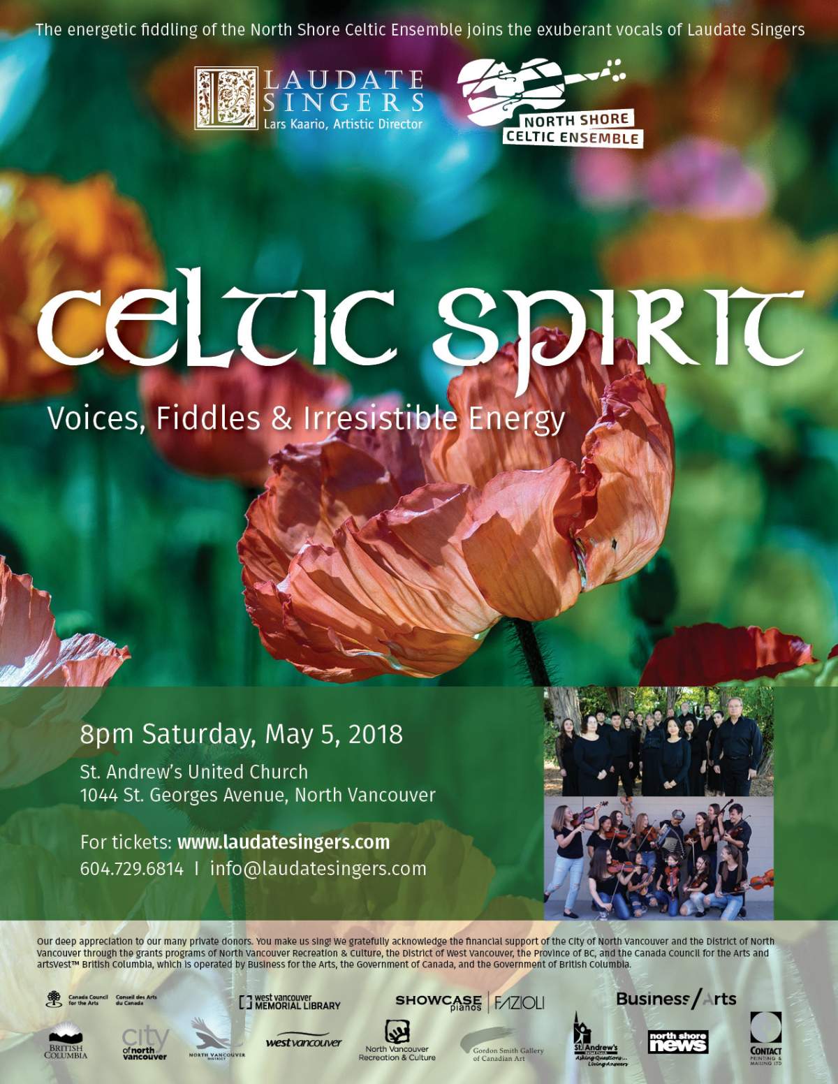 Celtic Spirit ~ Voices, Fiddles & Irresistible Energy - image