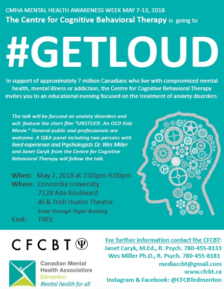 #GETLOUD for Mental Health with the CFCBT – Free Talk on Anxiety - image