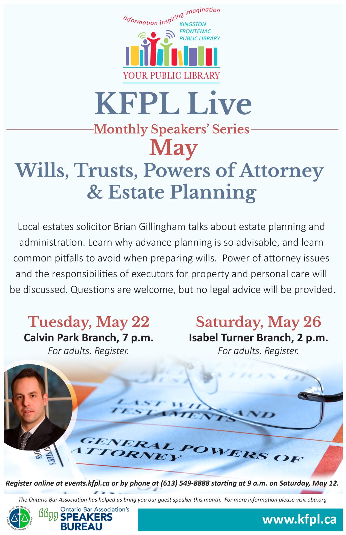 Public Talk on Wills, Trusts, Powers of Attorney & Estate Planning - image