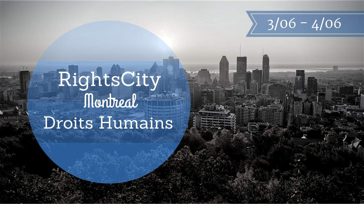 #RightsCity 2018 / Montreal, #droits humains, 2018 - image