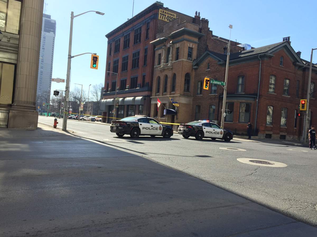 The area around John Sopkina courthouse is closed after a suspicious package was found on Monday morning.