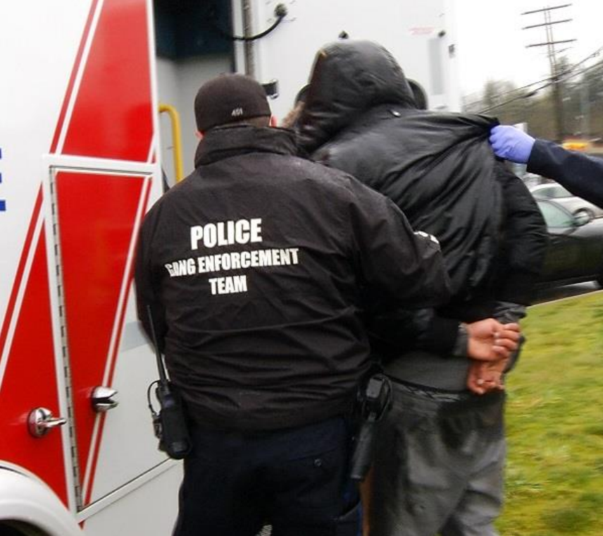 A photo attached to a release about a significant arrest by the Abbotsford Police Department. Arrested were Harniel Singh and Shahid Sirah Patel.