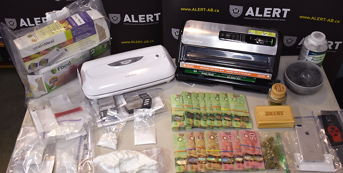 ALERT seized 510 grams of cocaine, along with cash and items suggesting drug trafficking,  after a four-month-long investigation in Grande Prairie, Alta. 