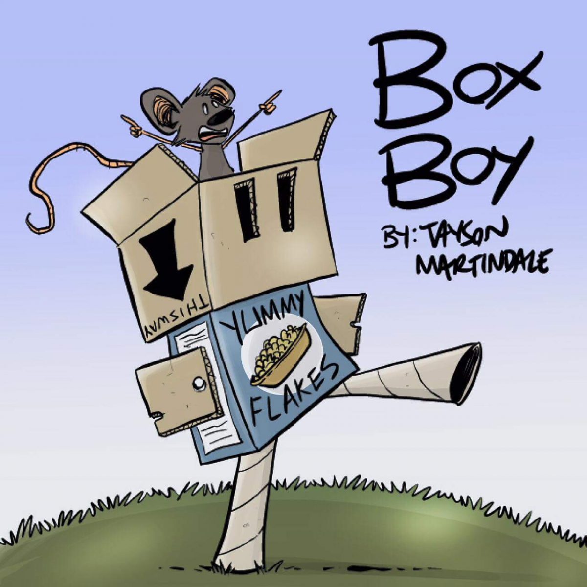 Box Boy, by Edmonton artist Tayson Martindale