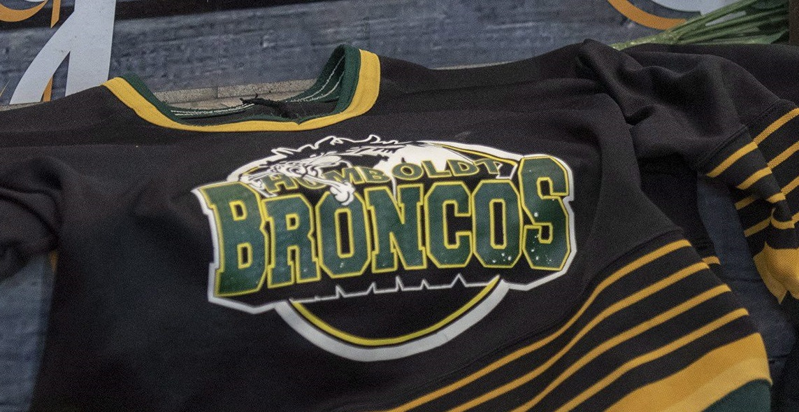 Just got my Humboldt Broncos Tribute goalie cut jersey today in