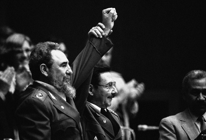 Then-Cuban president Fidel Castro, and his younger brother Raul Castro are shown in Havana in this Feb. 8, 1986 file photo.