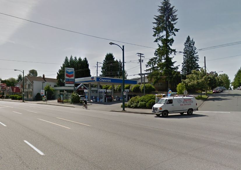 The Chevron on Kingsway Street in Vancouver.