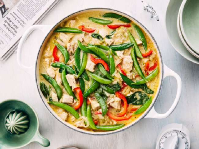 Light, savoury and easy, this coconut curry will wow your guests or just make a delicious treat for the family. 
