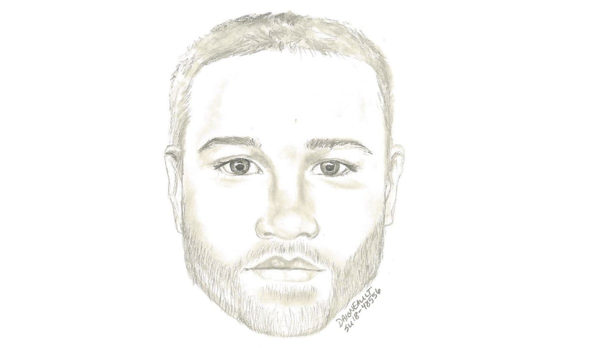 Surrey RCMP has released this sketch of a suspect in a sexual assault alleged to have happened in October, 2017.