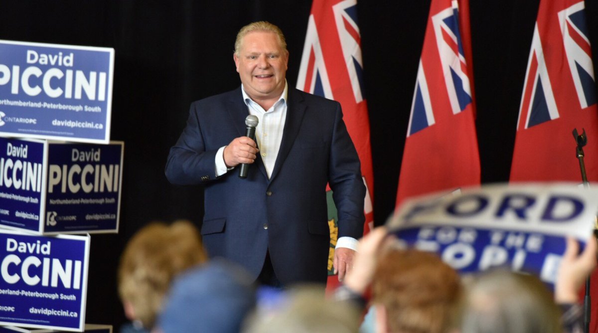 Ontario PC leader makes a campaign stop in Cobourg.