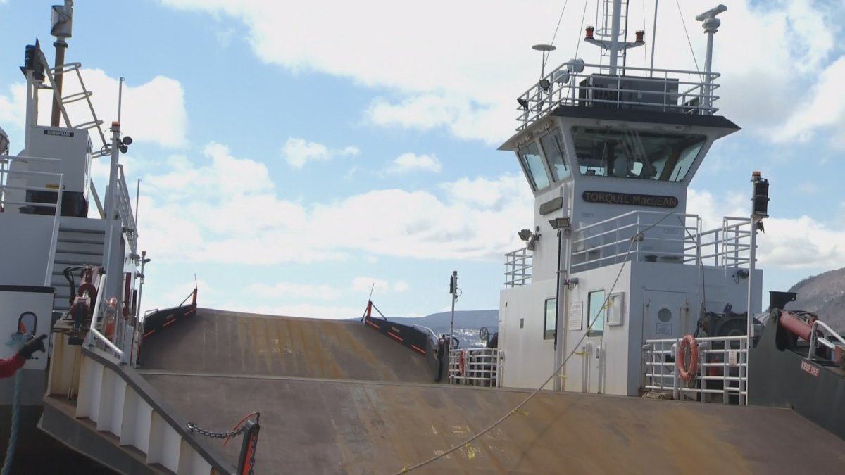 The Englishtown ferry is staying out of service until mid-June. 