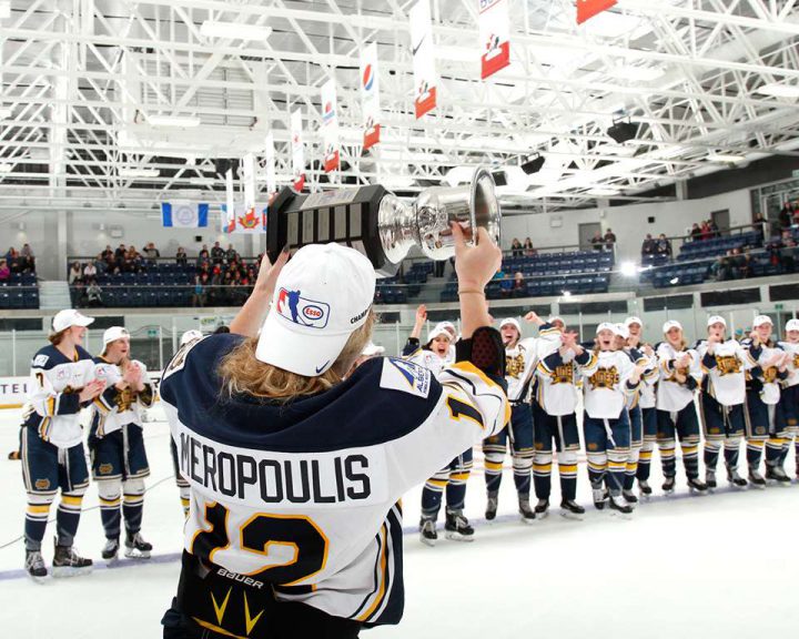 Tyra Meropoulis scored in the first period and Madison Willan netted the game-winning goal in the second to help the team claim the national midget championship.