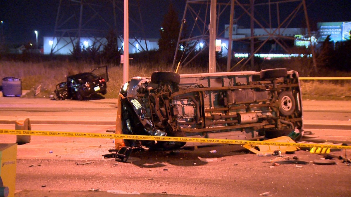 One person is dead after a multi-vehicle crash in North York on April 23, 2018.