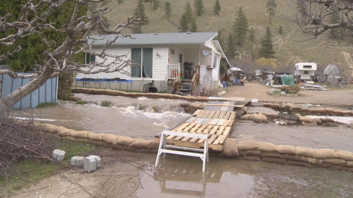 Flood mitigation work continues in the south Okanagan.