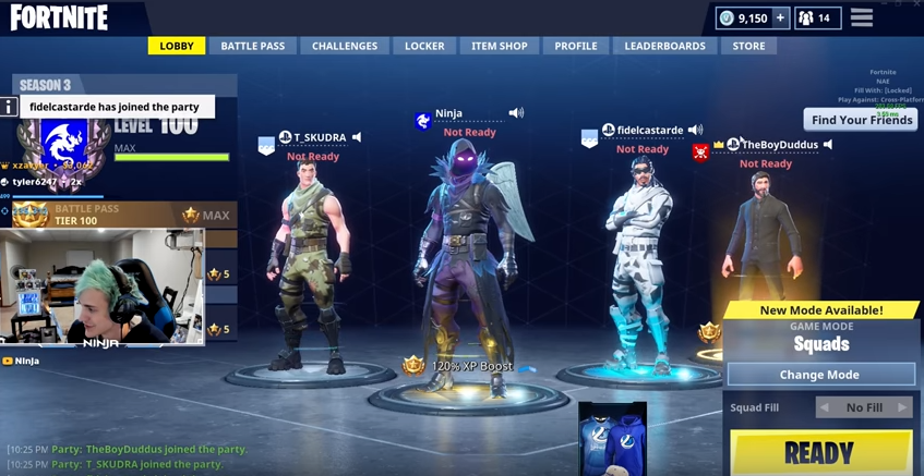 A screenshot from the video game Fortnite is shown.