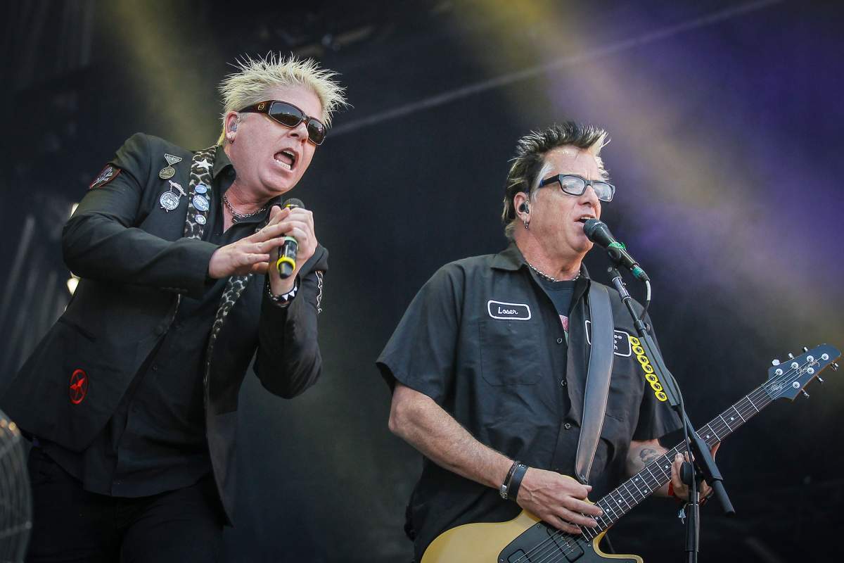 Dexter Holland and John Wasserman perform with The Offspring on Day 1 of the Heavy Montreal Festival on Aug. 9, 2014, in Montreal.