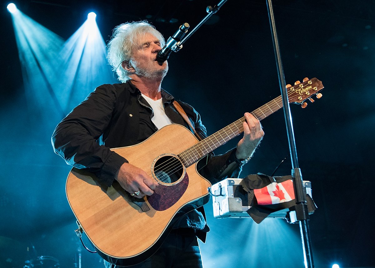 Canadian rock band Tom Cochrane and Red Rider perform onstage in a 2016 file photo.