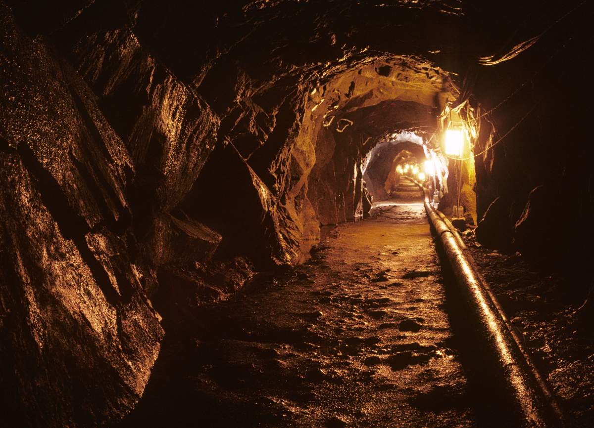 Tunnel #2 under the DMZ from North Korea DPRK to South Korea near Cholwon. The tunnel and caves were discovered by the ROK army in 1975.