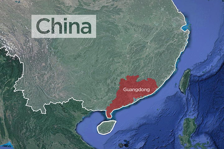 Guangdong is known as the ‘world’s factory’