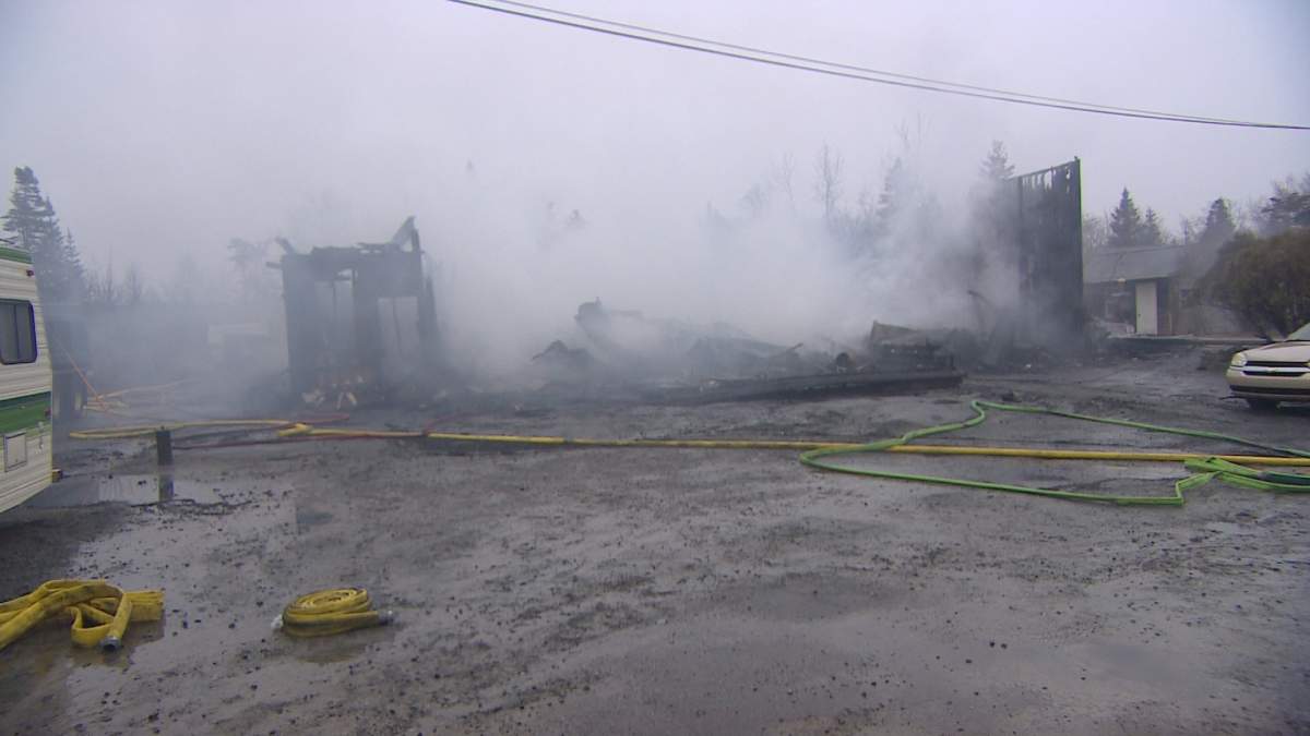 Fire in Harrietsfield destroys auto repair shop - image