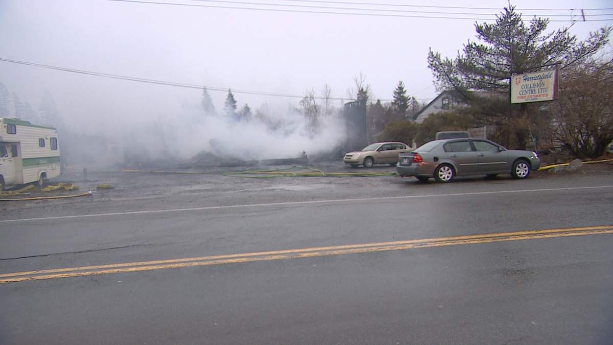 Fire in Harrietsfield destroys auto repair shop - image