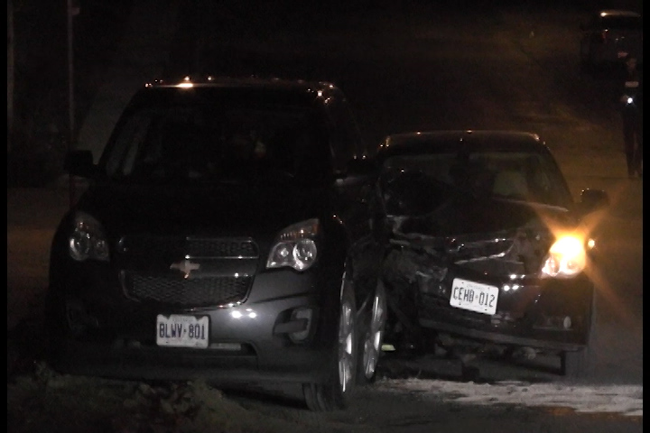 A man faces impaired driving charges following a crash on Friday night in Peterborough.