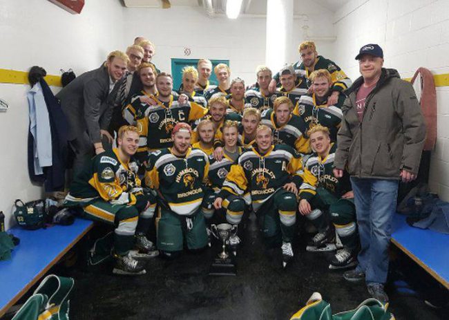 A team photo of the Humboldt Broncos hockey team post to Twitter on March 24, 2018.