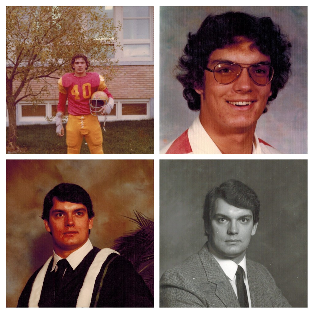 Iain Armstrong in his college years.